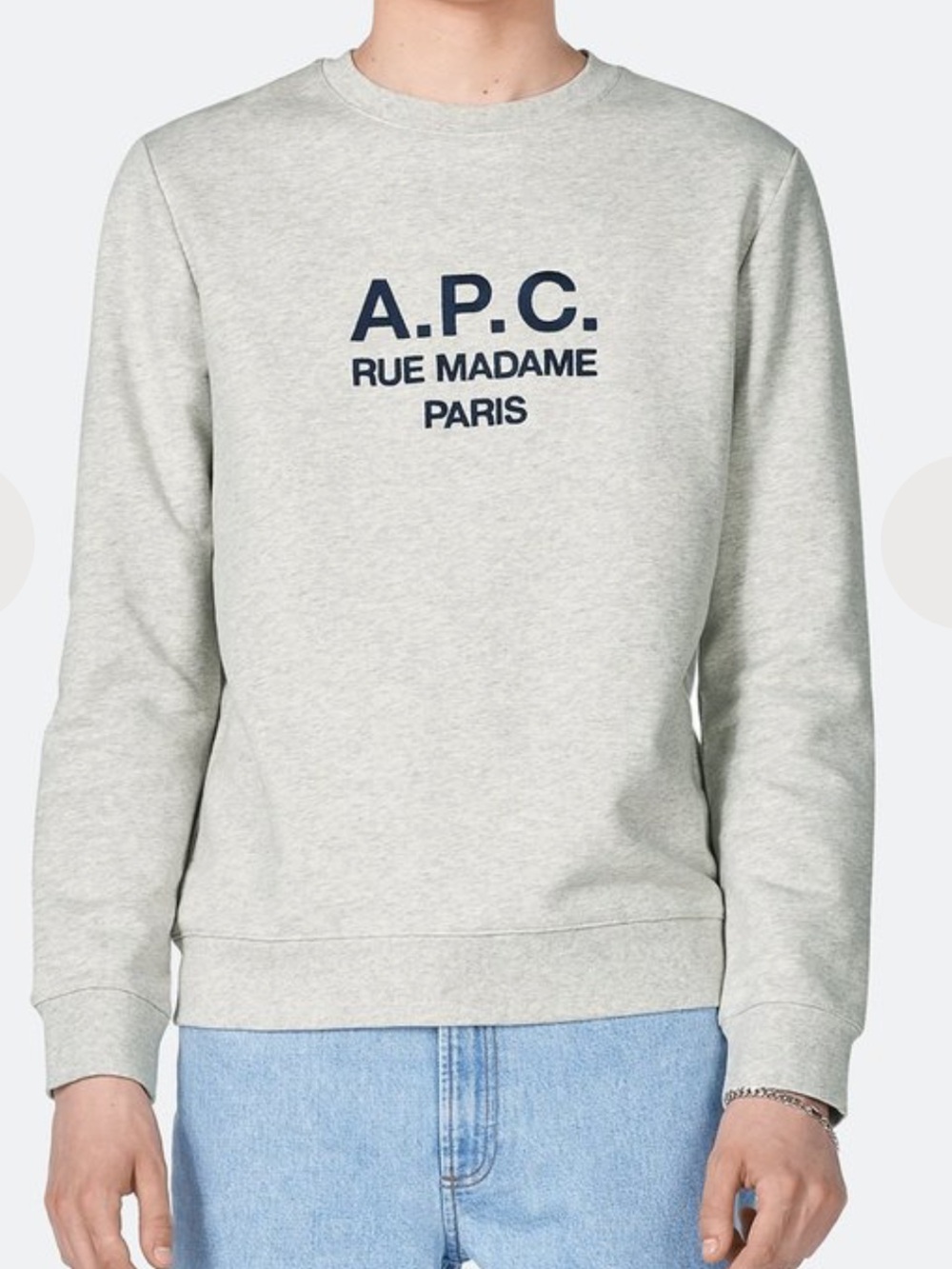 A.P.C. Rufus Embroidered Logo Sweatshirt